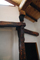 restauración pilar de madera